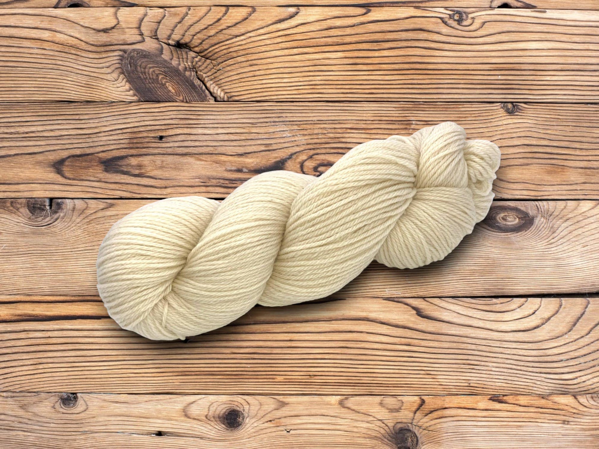 Undyed Yarn: Bluefaced/Corriedale 4 Ply Knitting Yarn