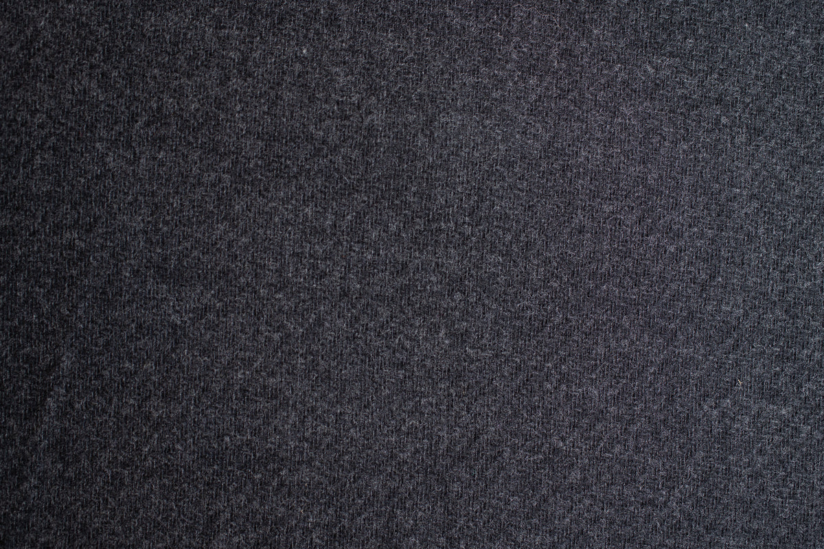 Black-Grey Fulled Wool