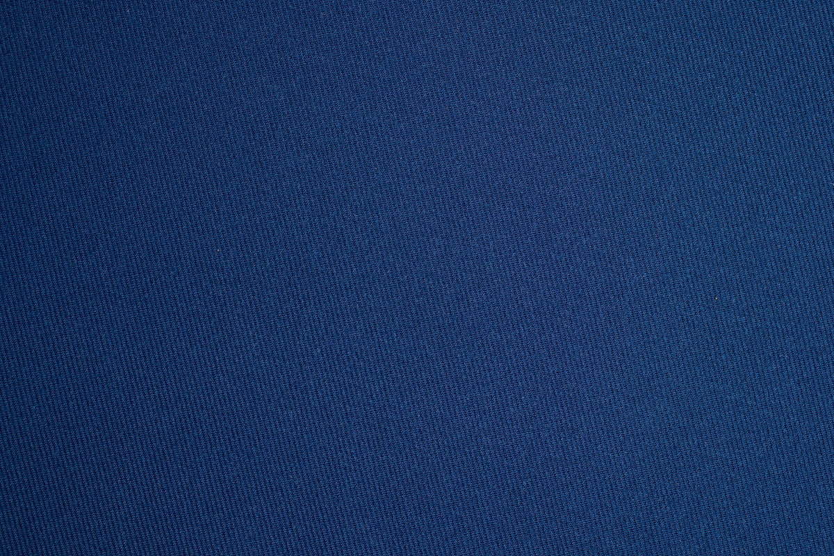 Blue Gabardine Wool