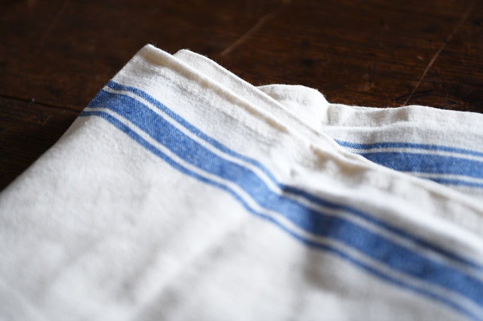 Cotton Woven Hand Towel - Blue