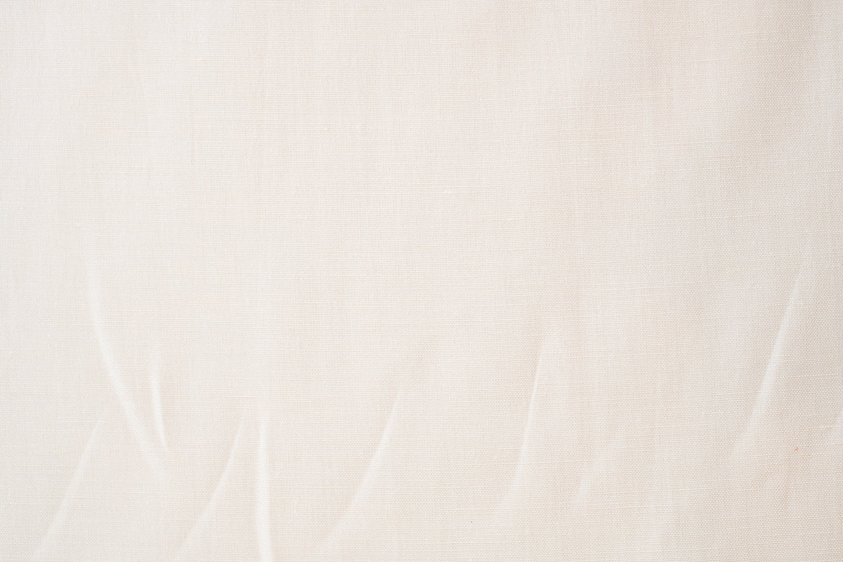 Eggshell White Linen Silk