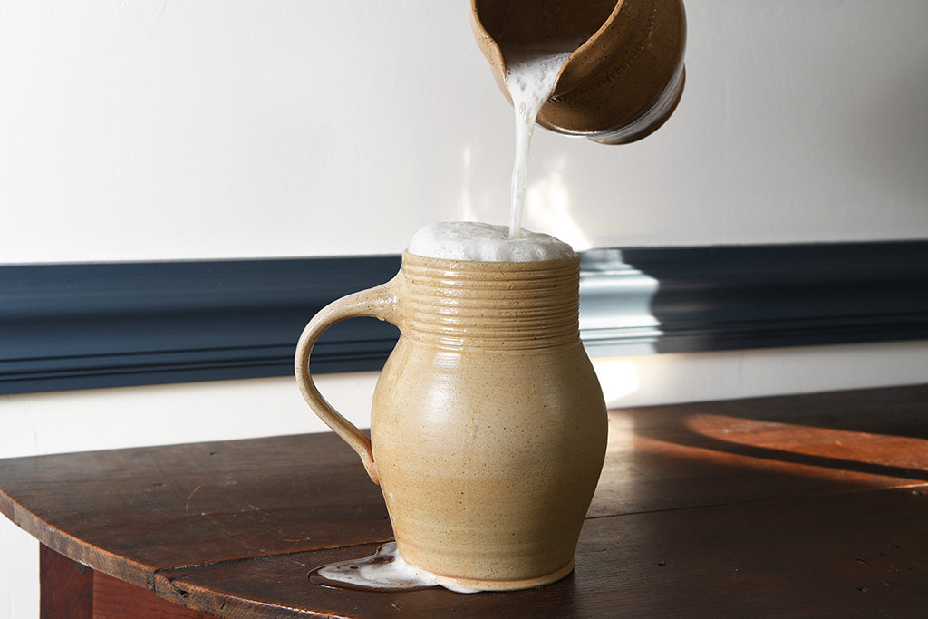 Salt Glazed Bellied Tankard | 1 Quart