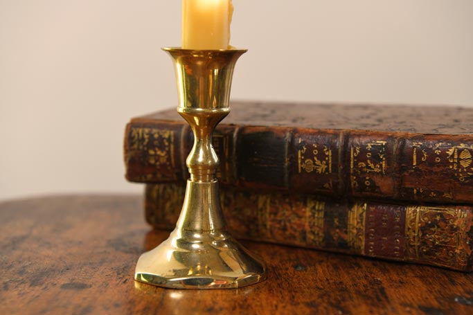 Brass Candlestick | 3.75&quot;