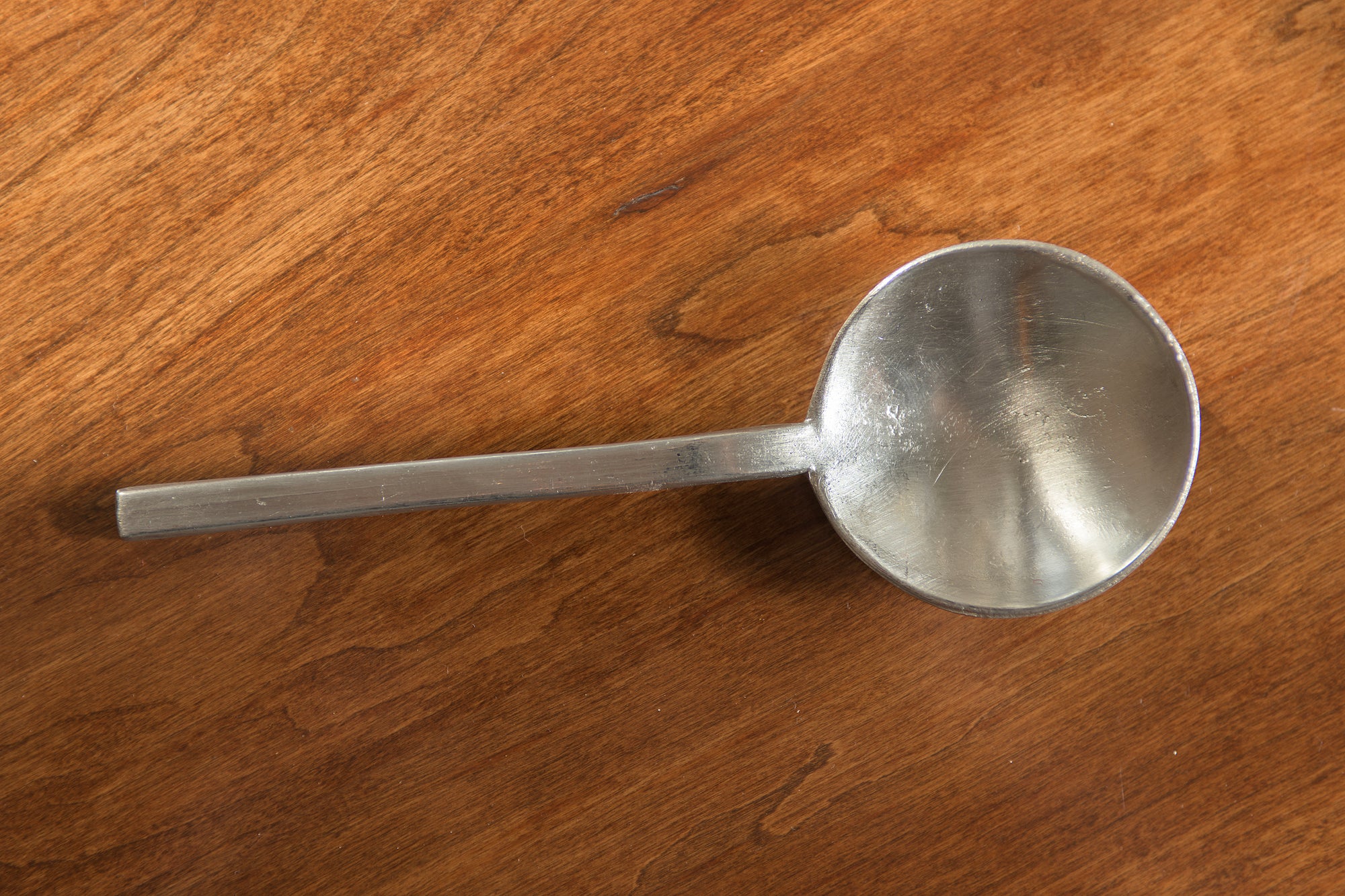 Round Pewter Spoon