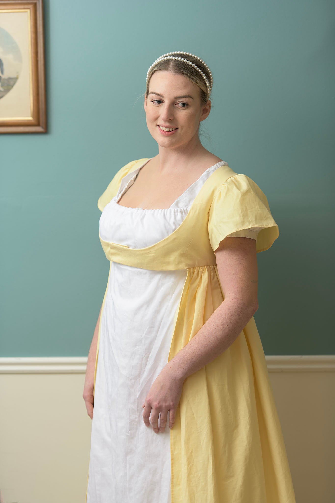 Cotton Open Robe | Yellow