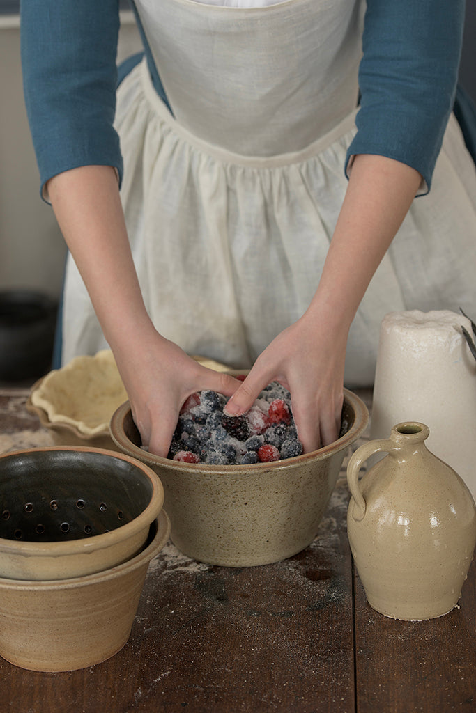 Salt Glazed Mixing Bowls | 2 Quarts