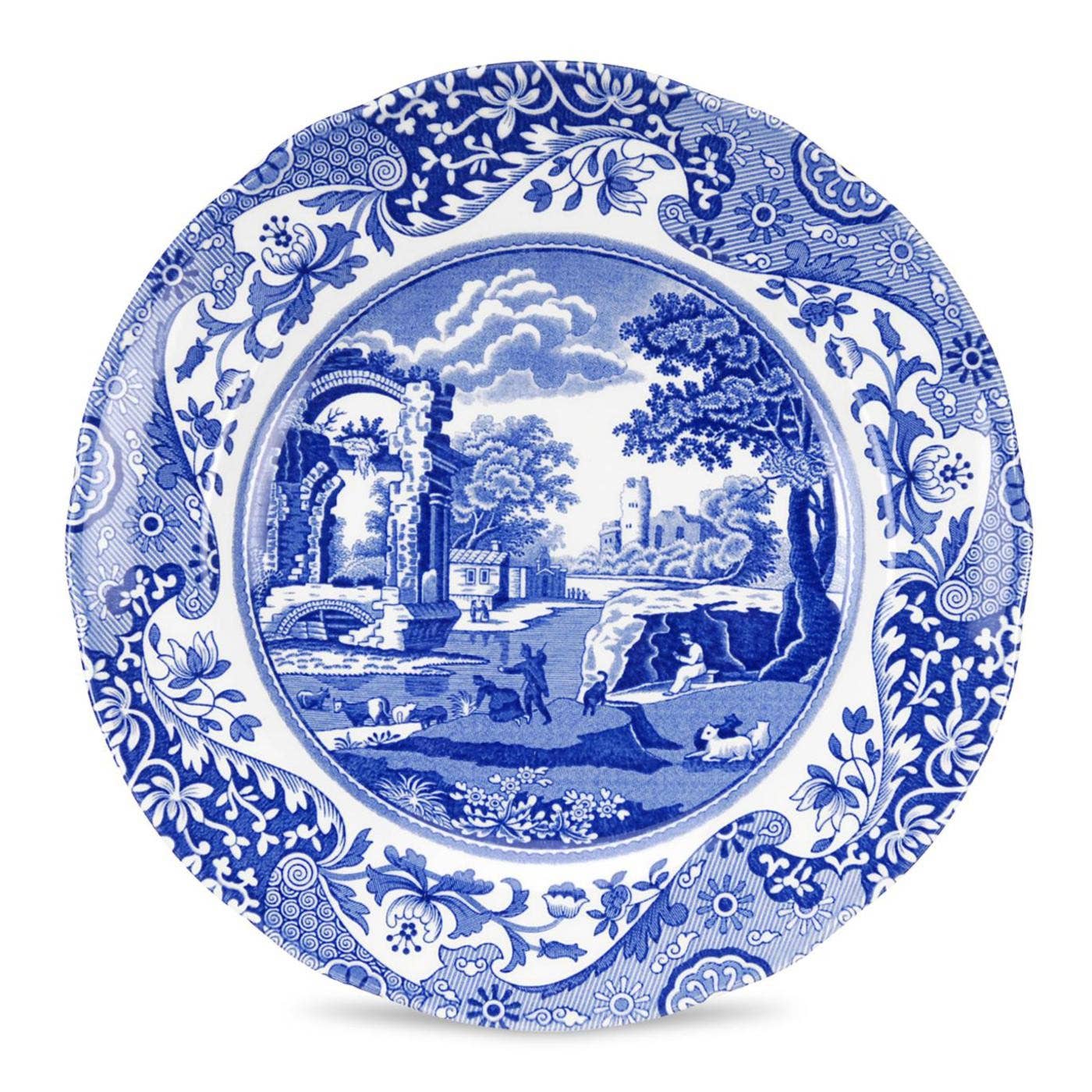 Spode Blue Italian Salad Plate 8"